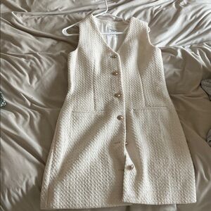 Abercrombie & Fitch Ivory Mini Dress
